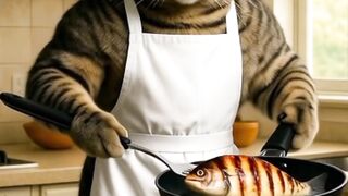 KucingBerotot CatCooking CuteCatVideo LucuBanget KucingViral MeongLucu
