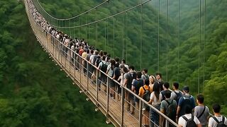 DETIK-DETIK JEMBATAN GANTUNG AMBRUK