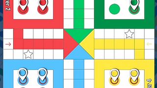 Fast-Paced 4 Player Ludo Gameplay  Dice Rolling  Token Moves  Digital Board Game Fun - Part 2