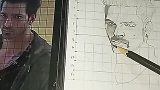 How to draw face sketch