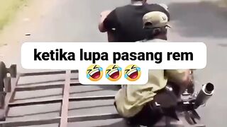 to late to push brake