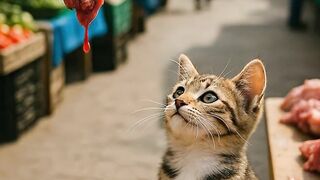 The Silent Cry of a Kitten and Its Mother!