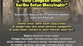 Bahkan setan pun takut pada Umar Bin Khatab