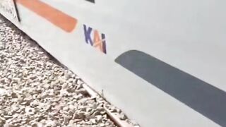 The train is out of its lane