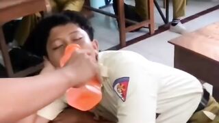 Teachers Funny Revenge! Sleeping Student Gets Hilarious Wake-Up Call
