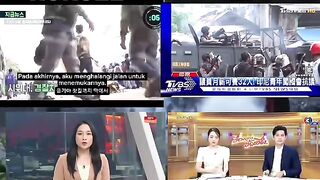 Demonstrations at Indonesian DPR Building Go Viral Worldwide