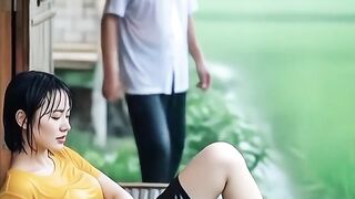 Rainy Village ASMR   Tranquil Moment in the Countryside