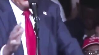 President Trump Hears A Crying Baby in the Crowd