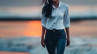 Pretty young woman