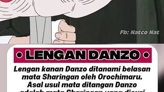 Danzo fights Sasuke with his sharingan eye