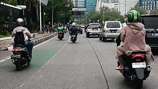 highway in West Jakarta, Indonesia