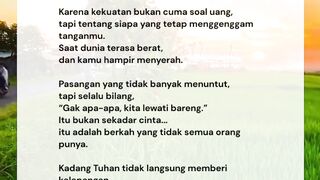 Memiliki pasangan yang tidak banyak menuntut.