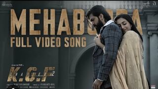 Mehbooba Full Video Song ( Hindi ) Kgf chapter 2