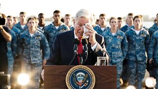 Trumps Strange Water Moment