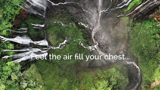 Peaceful Waterfall Sound   Deep Relaxation  Nature Meditation