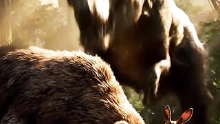 Battle epic king bear brand vs dinosaurus