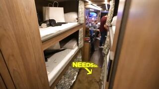 Sleeping Quietly on the ISHOWSPEED Tour Bus