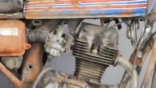 70s motorcycle honda restoration