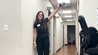 She Pours Liquid Nitrogen On The Floor Every Day!