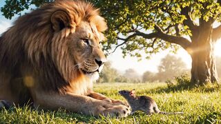 Story of the mouse  and the lion.