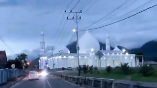 The melodious sound of the call to prayer