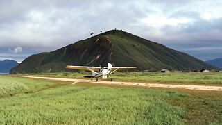 Katarinas plane in the interior of Papua