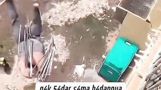 Si gendut jatuh dari lantai atas