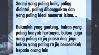 SUAMI TERBAIK MENURUT PANDANGAN ISLAM