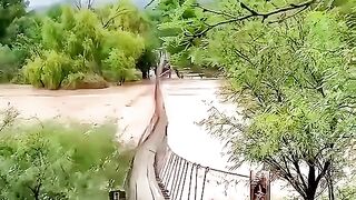 Haunted bridge in Indonesia