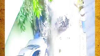 seconds before the motorbike starts moving by itself
