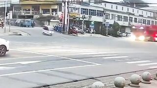 I saw first accident without accident