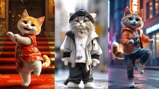 Funny Dancing Cat Meong Meong - Funny cat - Dancing Cat - Cute cat