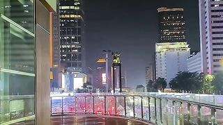 Night in jakarta city