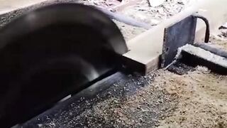 Sawing wood with a circular saw