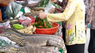 Exotic Traditional Market in Asia