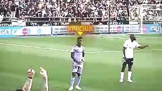 Vinicius and Alves against racism