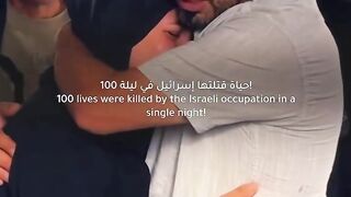 One hundred people were killed by the Israeli occupation in a single night, including 46 children and 20 women.