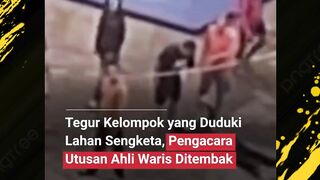 viral pengacara utusan ahli waris ditembak