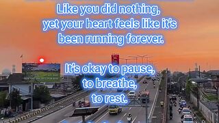 Im tired, yet Im still holding on