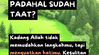 MENGAPA HIDUP TERASA BERAT PADAHAL SUDAH TAAT?