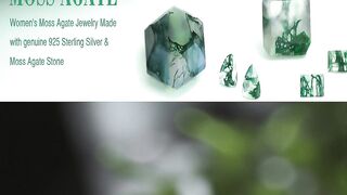 Moss Agate Jewelry Discover the Gemstone That Reflects Natures Serenity