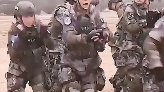A women catch a Grenade