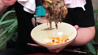 Seafood and meat cooked hot spicy