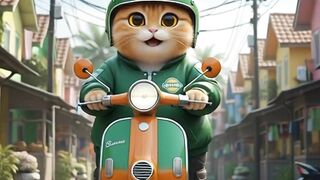 Cat Funny Animation