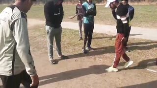 Toss cricket match