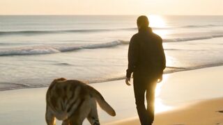 berjalan dipantai dengan teman sejati