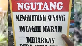 DILARANG NGUTANG