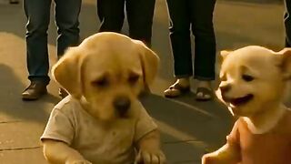A poor little puppy with a big dream