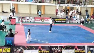 Little boy taekwondo