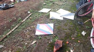 Playing kites bermain layang layang